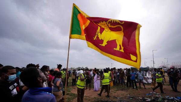 কলম্বোয় সরকার বিরোধী বিক্ষোভ 