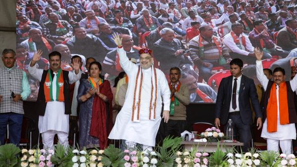 বিজেপির ডাবল ইঞ্জিন সরকারের প্রচার 