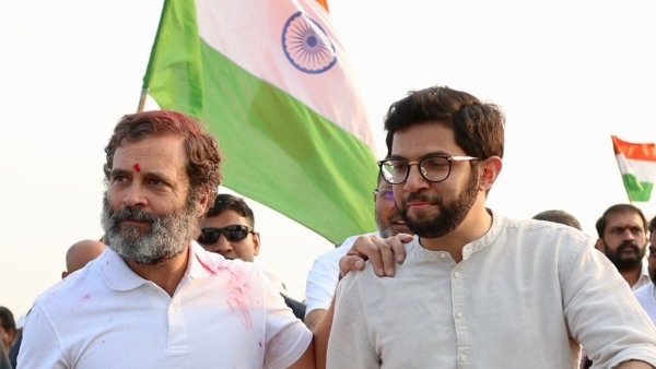 রাহুলের সঙ্গে যোগ দিলেন আদিত্য, মহারাষ্ট্রে জোট বার্তা রাহুলের সঙ্গে যোগ দিলেন আদিত্য, মহারাষ্ট্রে জোট বার্তা