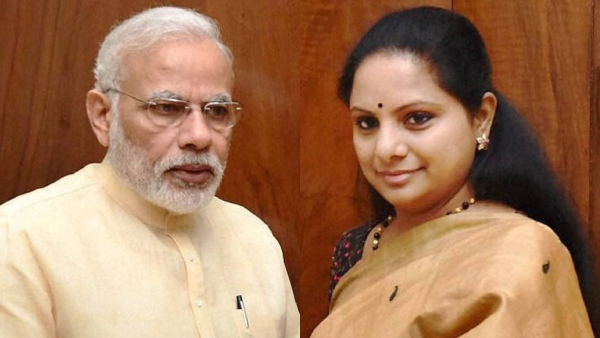 বিজেপিকে নিশানা কেসিআর কন্যার