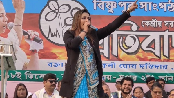 বিজেপির বঙ্গভঙ্গের দাবির প্রতিবাদ তৃণমূলের, বাঁকুড়ার সভা থেকে কড়া বার্তা শুভেন্দুকেও বিজেপির বঙ্গভঙ্গের দাবির প্রতিবাদ তৃণমূলের, বাঁকুড়ার সভা থেকে কড়া বার্তা শুভেন্দুকেও