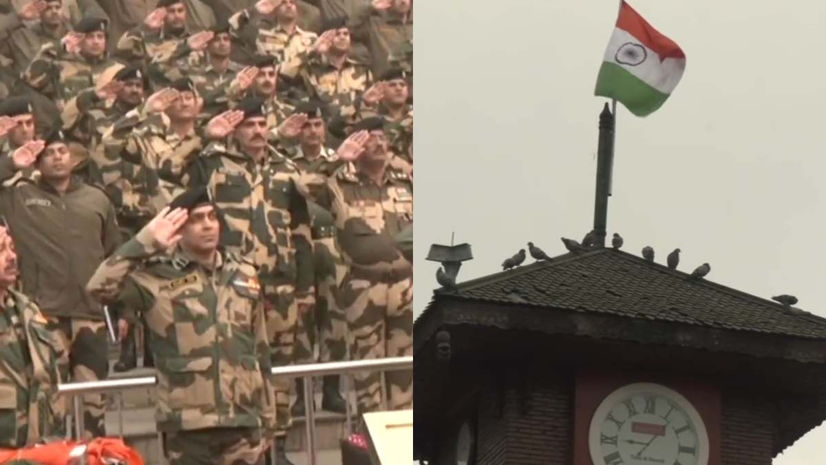 Republic Day 2023: প্রজাতন্ত্র দিবসে কাশ্মীরের লালচকে উড়ল তেরঙ্গা, আটারি সীমান্তে পতাকা উত্তোলন BSF-র Republic Day 2023: প্রজাতন্ত্র দিবসে কাশ্মীরের লালচকে উড়ল তেরঙ্গা, আটারি সীমান্তে পতাকা উত্তোলন BSF-র