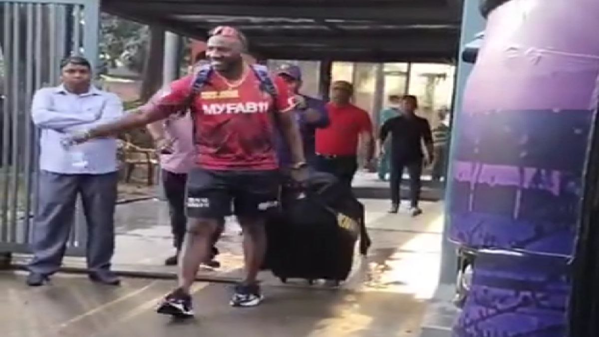 রাসেল কেকেআর অনুশীলনে রাসেল কেকেআর অনুশীলনে