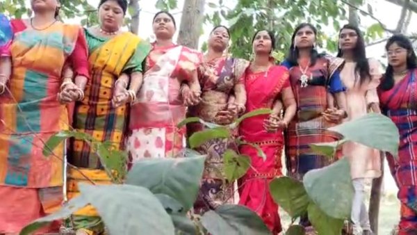 বাহা পরব শেষে ফুল-ফল-পাতার ব্যবহার বাহা পরব শেষে ফুল-ফল-পাতার ব্যবহার