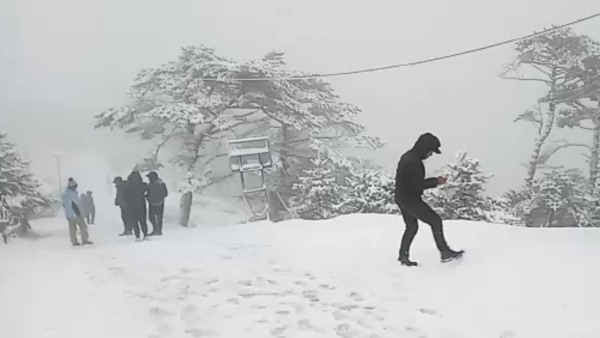 সিকিমে তুষারপাত সিকিমে তুষারপাত