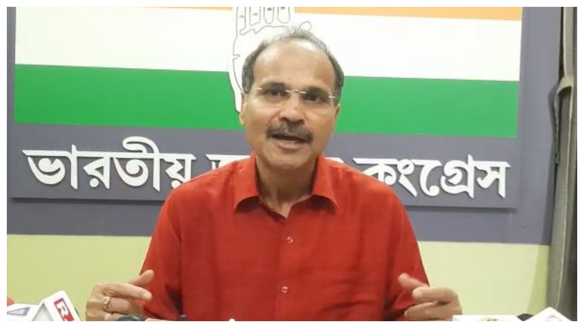 সাংবাদিক বৈঠকে অধীর