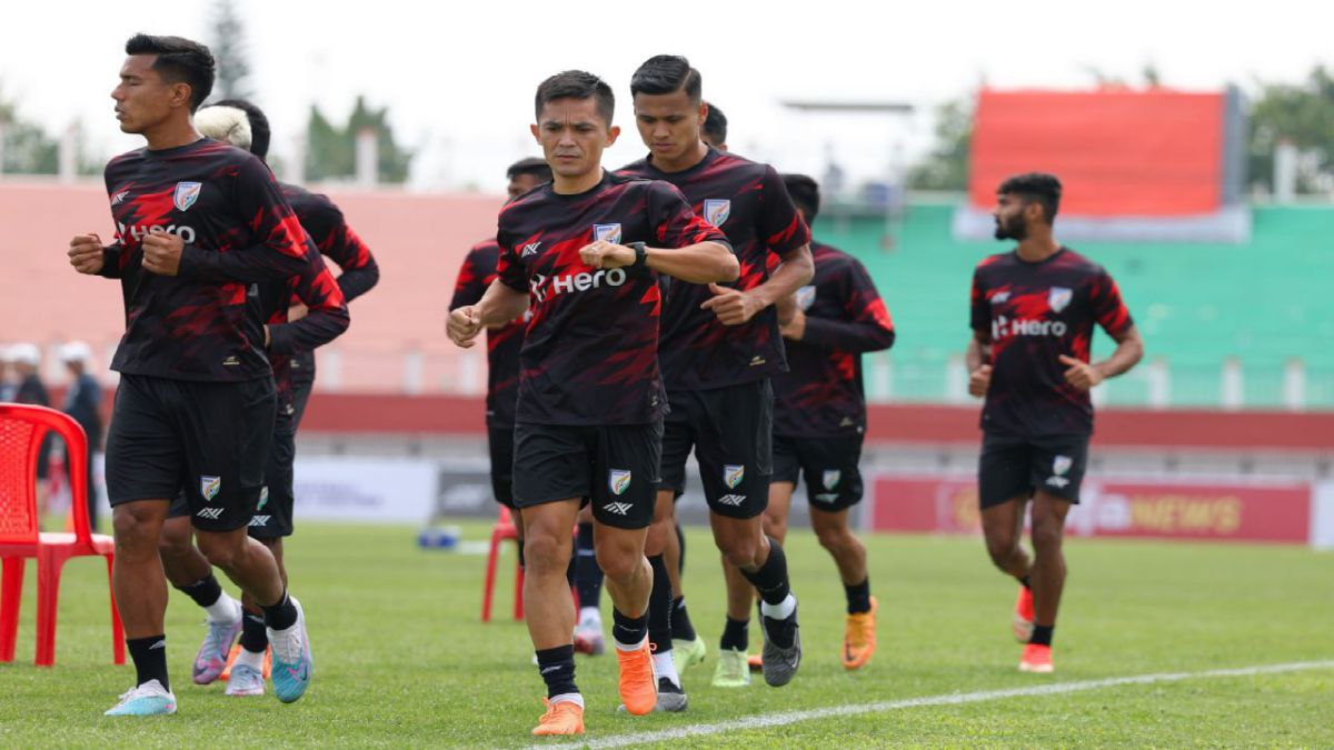 ভারতীয় ফুটবল দলের অনুশীলন ভারতীয় ফুটবল দলের অনুশীলন