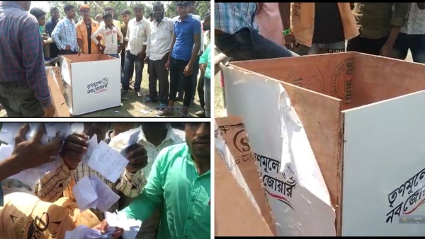 ব্যালট বাক্স ভাঙচুর নিয়ে ইঙ্গিতপূর্ণ বার্তা অভিষেকের