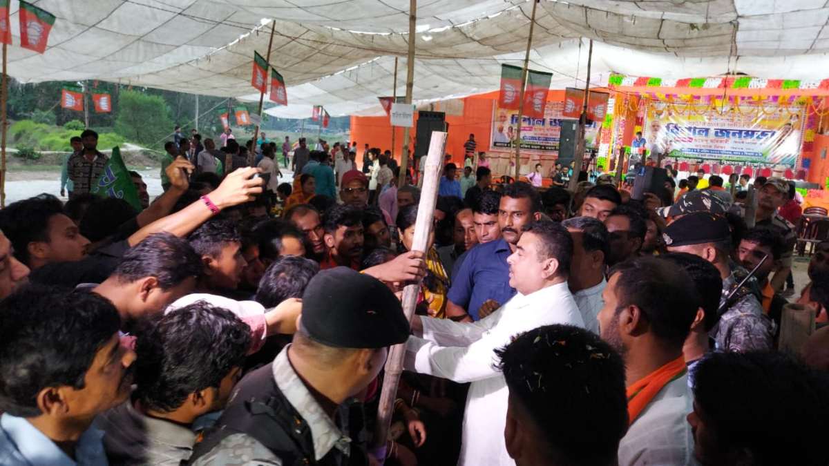 ময়নার সভায় শুভেন্দু অধিকারী
