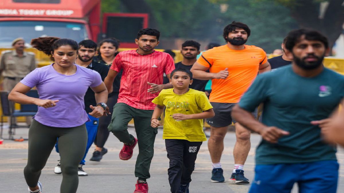 কুস্তিগীরদের অনুশীলন