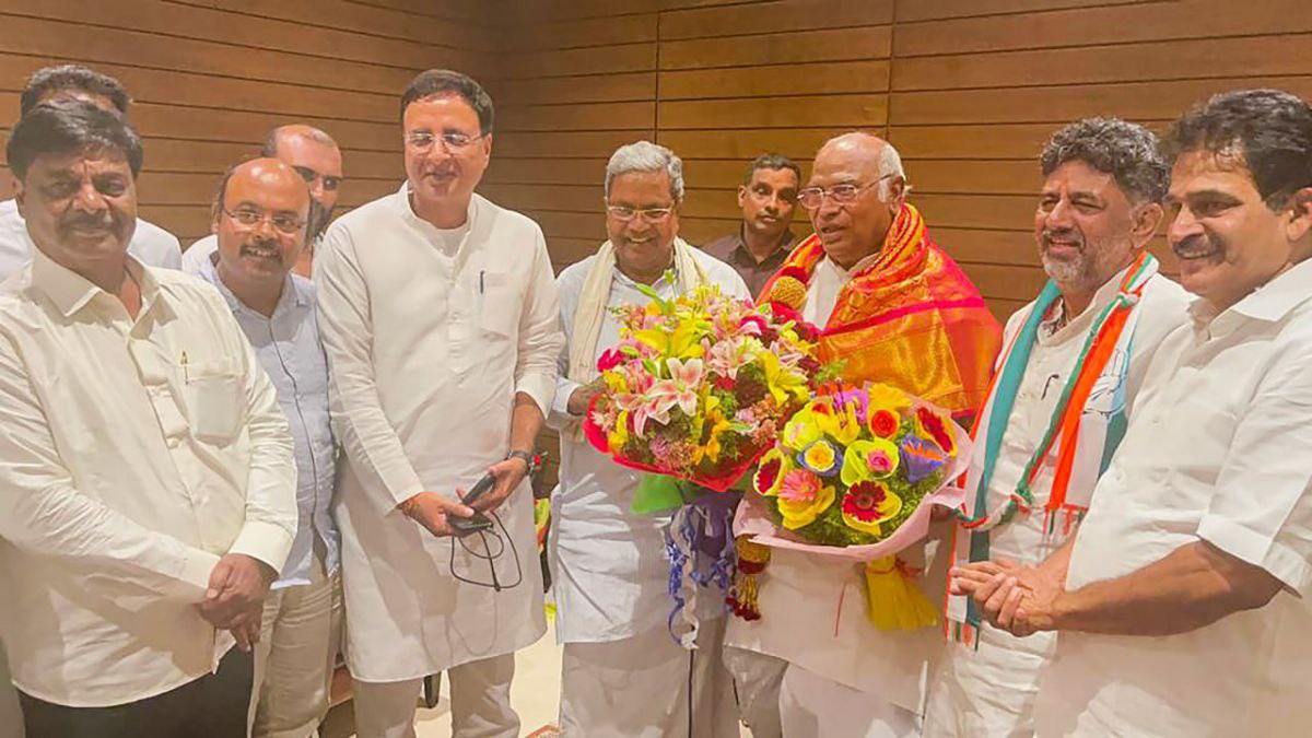 কংগ্রেস সিদ্দারামাইয়া খাড়গে শিবকুমার