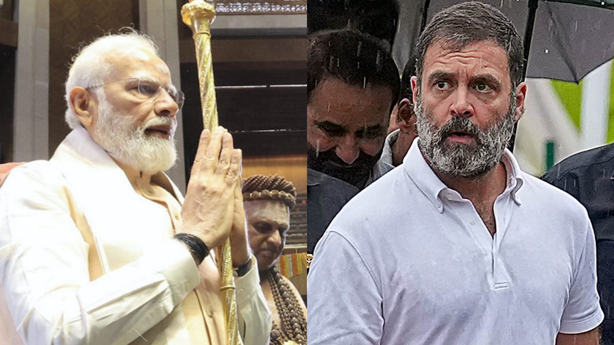 সংসদ ভবনের উদ্বোধনকে রাজ্যভিষেক মনে করছেন নরেন্দ্র মোদী! সংসদ ভবনের উদ্বোধনকে রাজ্যভিষেক মনে করছেন নরেন্দ্র মোদী!
