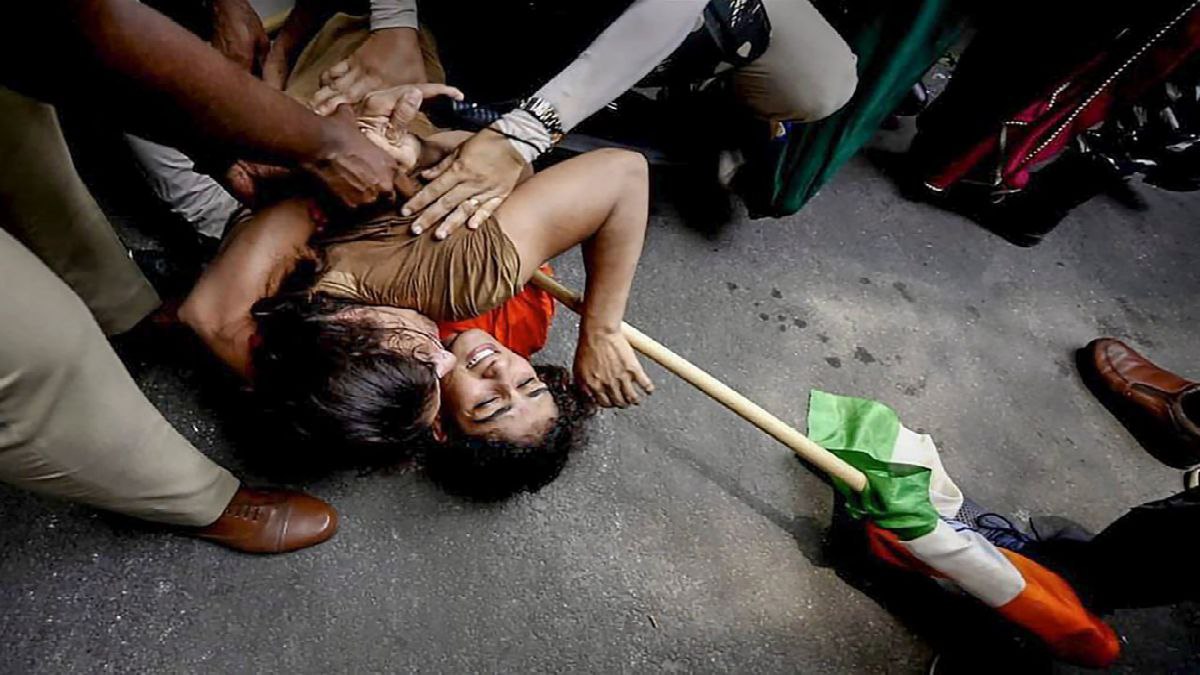 কুস্তিগীরদের প্রতিবাদ