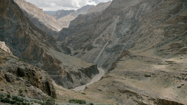 World drying up river