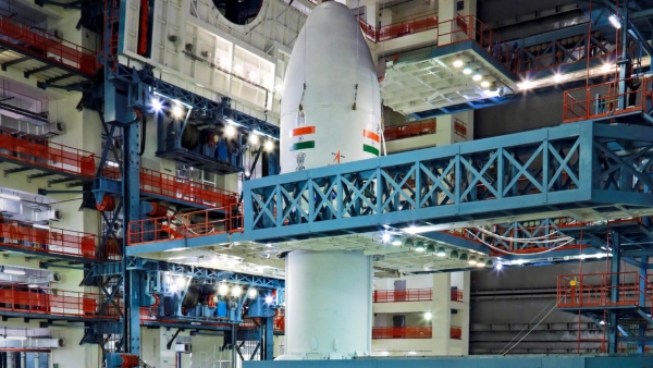 Chandrayaan-3 lunar spacecraft with GSLV-MkIII Chandrayaan-3 lunar spacecraft with GSLV-MkIII