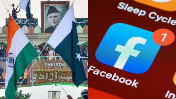 facebook and ind-pak flag facebook and ind-pak flag