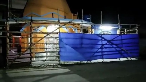 মহরমে দুর্গা মন্দির আড়াল! শুভেন্দু বিঁধলেন মমতাকে