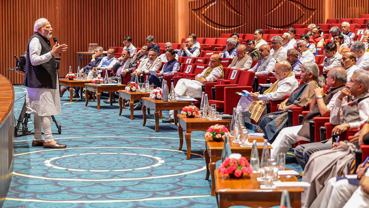 Modi Ministers Meeting Modi Ministers Meeting