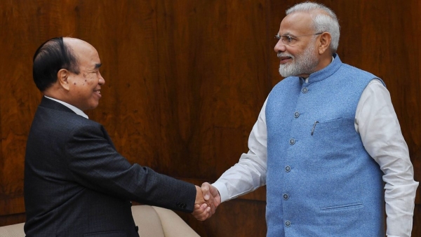 narendra modi and Zoramthanga1