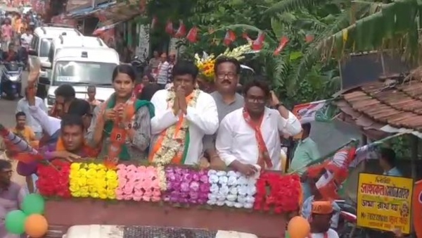ভোট প্রচারে বিস্ফোরক সুকান্ত ভোট প্রচারে বিস্ফোরক সুকান্ত
