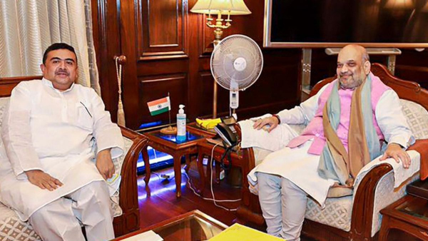 মধ্যরাতে শাহের বাড়িতে শুভেন্দু-সুকান্ত! 