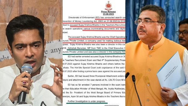 Suvendu vs Abhishek: ইডির বিবৃতি দেখিয়ে খোঁচা শুভেন্দুর