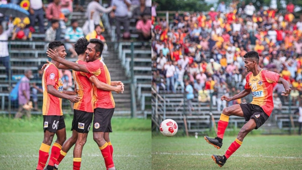 CFL 2023: দীপের গোলে মান বাঁচল ইমামি ইস্টবেঙ্গলের CFL 2023: দীপের গোলে মান বাঁচল ইমামি ইস্টবেঙ্গলের