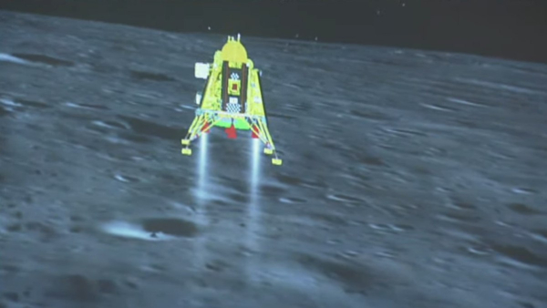 Chandrayaan 3 lands on Moon Chandrayaan 3 lands on Moon