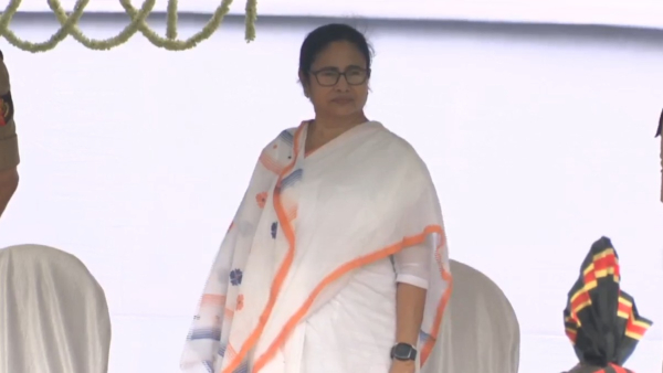 Mamata Banerjee in red road