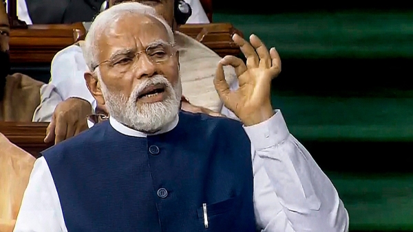 Modi in parliament Modi in parliament