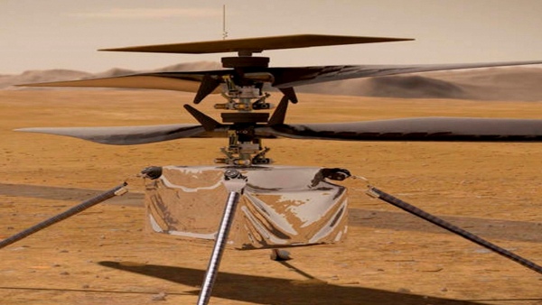 নাসার হেলিকপ্টারের দীর্ঘ উড়ান মঙ্গলে