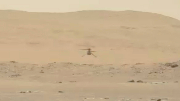 নাসার হেলিকপ্টারের দীর্ঘ উড়ান মঙ্গলে