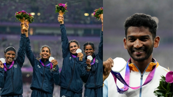 Asian Games: এশিয়ান গেমসের রিলেতে পুরুষরা জিতলেন সোনা, মহিলারা রুপো Asian Games: এশিয়ান গেমসের রিলেতে পুরুষরা জিতলেন সোনা, মহিলারা রুপো