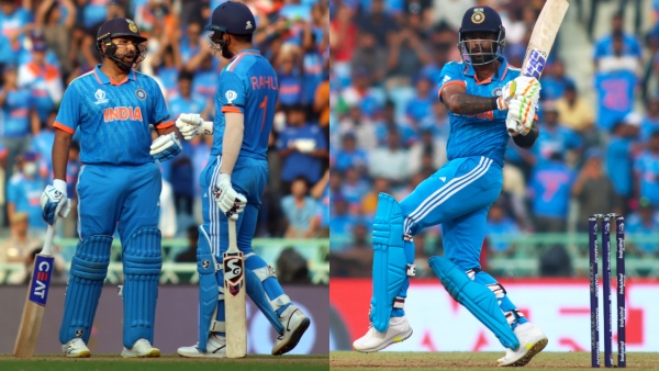 ICC CWC 2023: রোহিতের অর্ধশতরান, সতীর্থদের ব্যর্থতা ঢাকলেন রাহুল-সূর্য ICC CWC 2023: রোহিতের অর্ধশতরান, সতীর্থদের ব্যর্থতা ঢাকলেন রাহুল-সূর্য