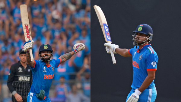 Ind vs NZ, ICC CWC 2023: বিরাটের পর শ্রেয়স, বিশ্বকাপ সেমিফাইনালে এই প্রথম জোড়া শতরান ভারতের! 