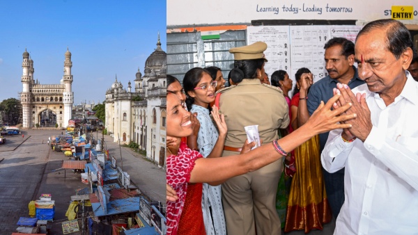 Telangana Assembly Elections 2023 Exit Poll: তেলেঙ্গানায় সরকার বদলের আভাস Telangana Assembly Elections 2023 Exit Poll: তেলেঙ্গানায় সরকার বদলের আভাস