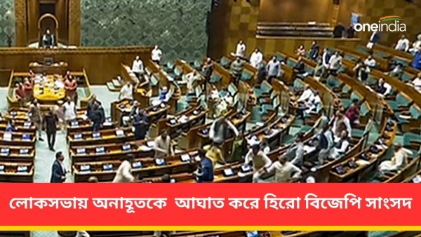 লোকসভায় অনাহূতকে আঘাত করে হিরো বিজেপি সাংসদ 