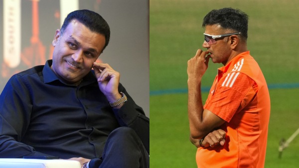 দ্রাবিড়-পুত্রের কর্নাটকের বিরুদ্ধে শতরানের পথে শেহওয়াগ-তনয়