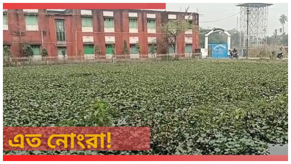 ভাগাড়ের মাঝেই চলছে স্কুল,