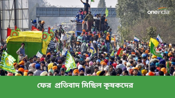 কৃষকদের প্রতিবাদ