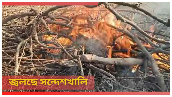 জ্বলছে সন্দেশখালি! জ্বলছে সন্দেশখালি!