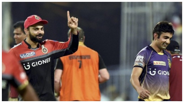 IPL 2024 RCB vs KKR Gautam Gambhir and Virat Kohli