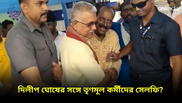 Dilip Ghosh at the TMC event in Burdwan Dilip Ghosh at the TMC event in Burdwan