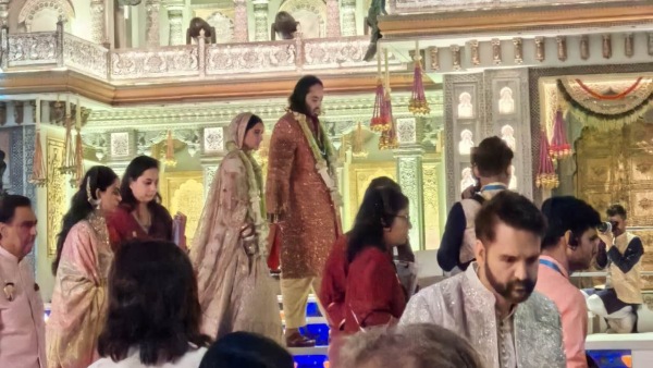 Anant Ambani-Radhika Merchant wedding - FIRST LOOK