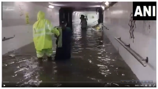 Heavy rain in Mumbai