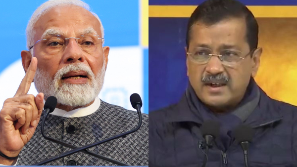 arvind kaijriwal naendra and narendra modi