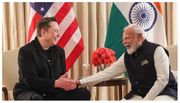 Narendra Modi Elon Musk Meet America