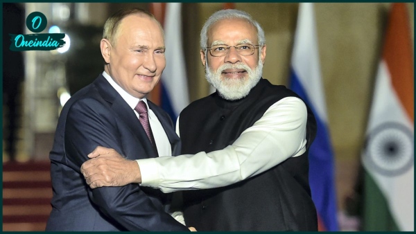 Narendra Modi and Vladimir Putin Narendra Modi and Vladimir Putin