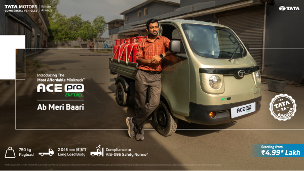 Tata ACE Pro India s Most Affordable Four-Wheeler Mini Truck Available in Petrol Bi-Fuel Electric