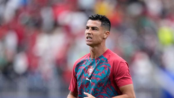 Ronaldo celebrating 2026 World Cup goal